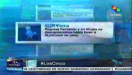 Esplendente campaña pro liberación de "Los Cinco", respuesta a EEUU