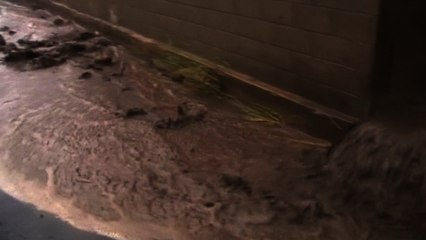 Heavy California rain causes mud flows