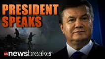 PRESIDENT SPEAKS: Ukraine's Ousted Leader Viktor Yanukovych Says He Will Continue to Fight During Press Conference in Russia