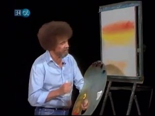 Bob Ross'un Fırça Temizleme Hareketi