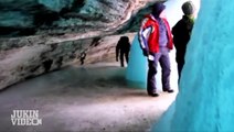 Secrets of a Frozen Waterfall | STUNNING Video Inside the Caves
