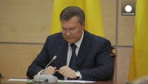 Yanukoviç basın toplantısında sinirlerine hakim olamadı
