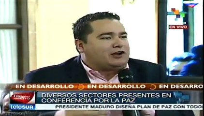 Sectores de la oposición apuestan por la paz de Venezuela