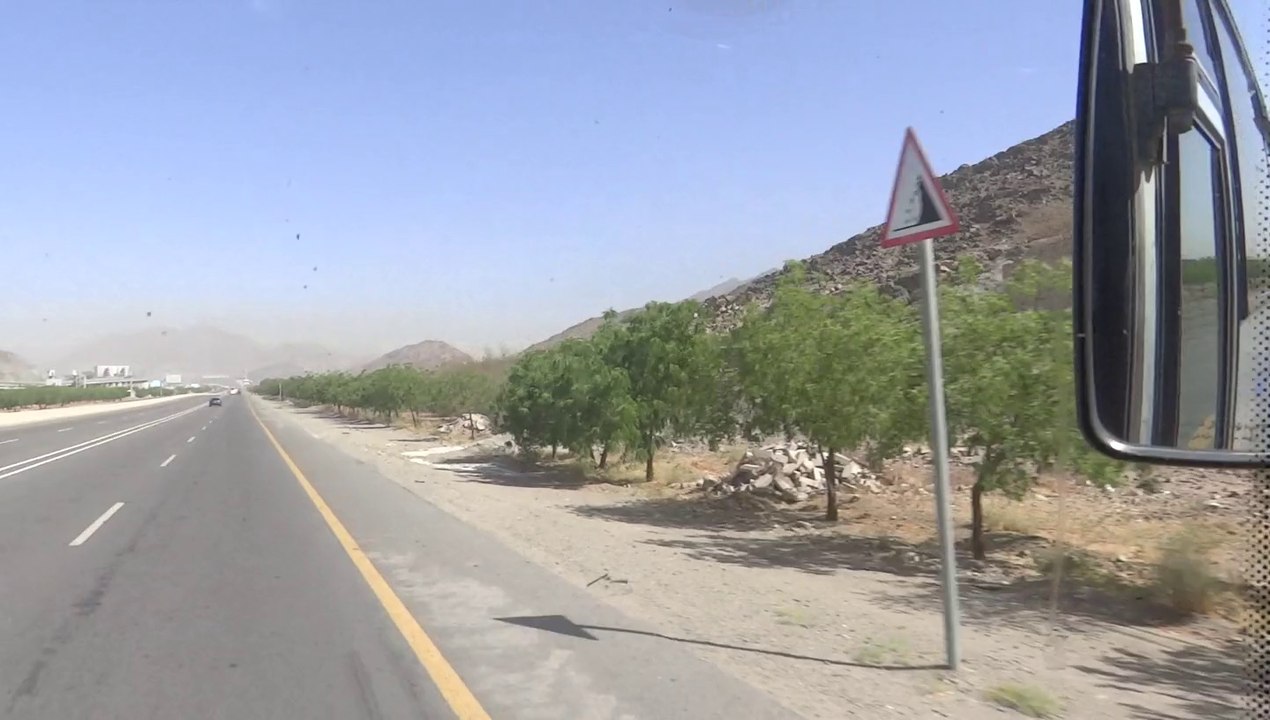 Journey by bus for Ziarath and historical Locations of  Makkah 8 April 2013 in Saudi Arabia