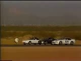 EV1 drag races a Nissan 300ZX and Mazda MX5 miata