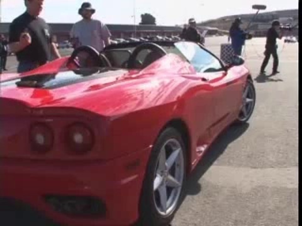 Electric Ariel Atom vs Porsche Carrera GT Ferrari 360 Spider NO CONTEST