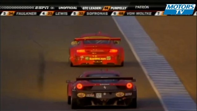 Incredible battle between GT cars at ALMS Laguna Seca 2011