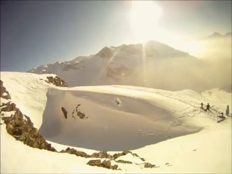 Snowboard Death Gap Huge