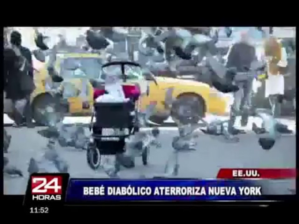 VIDEO: Bebé demonio aterroriza las calles de Nueva York