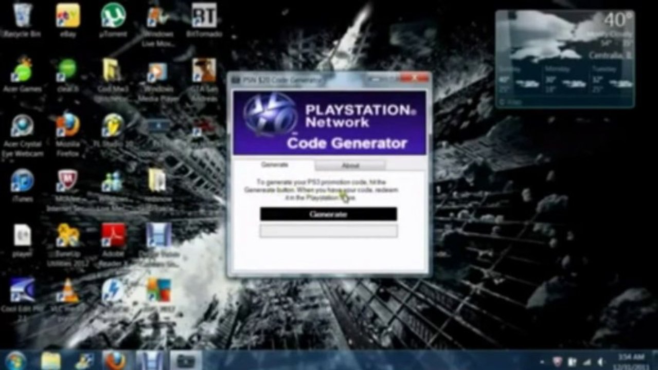 PSN Code Generator January 2014{Link Down in Description}