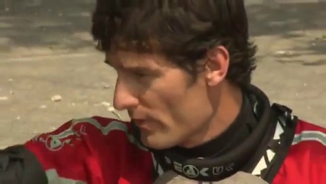 Formula 1 2011: Mark Webber & Erik Guay kayaking