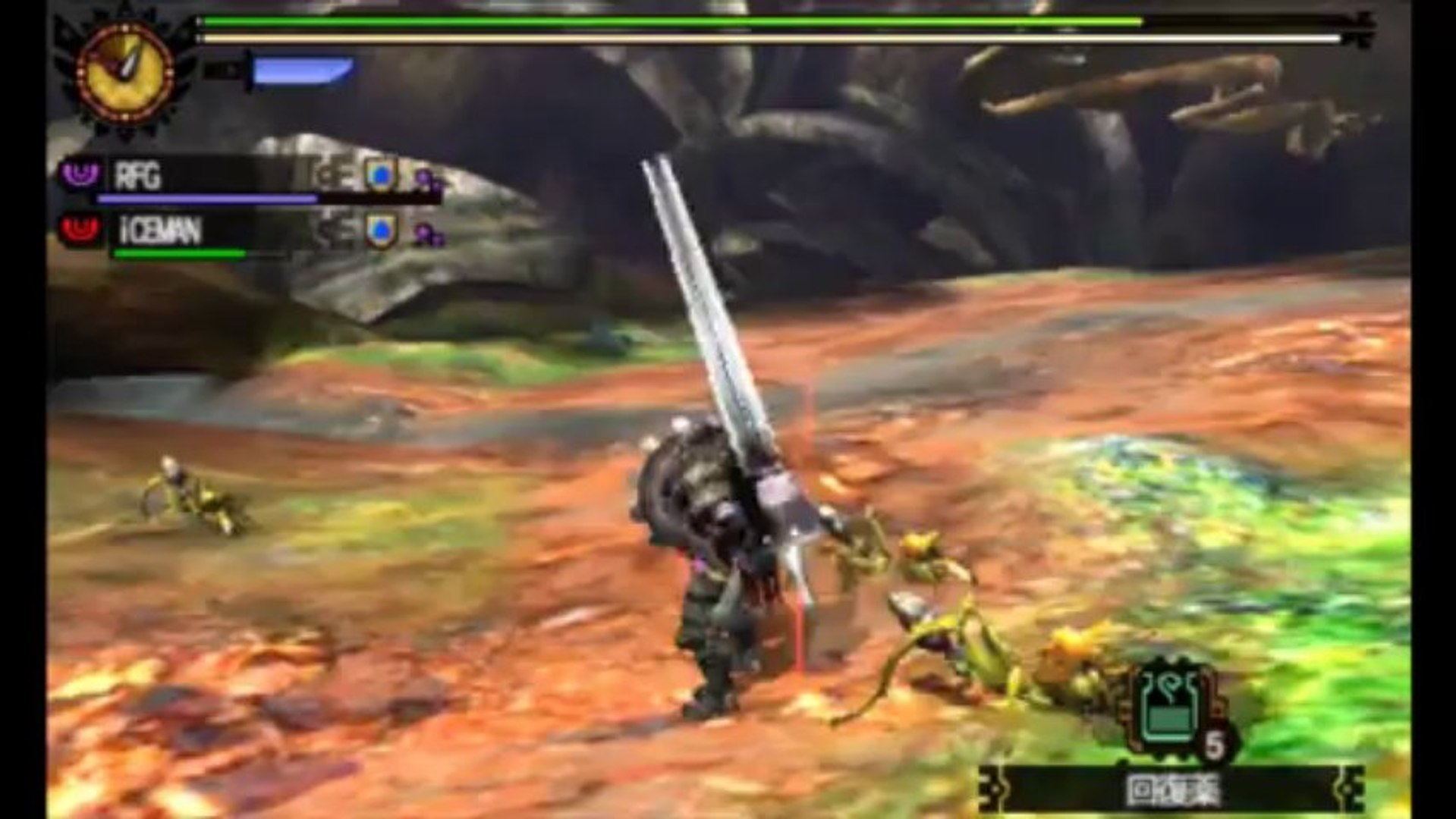 Monster Hunter 4 Stinky Feral Black Tigrex Multiplayer W Icemannoob モンハン4 臭いティガレックス 2 Video Dailymotion