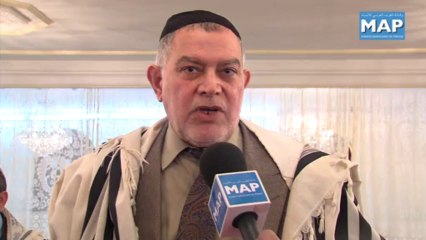 حاخام بالمعبد اليهودي بالرباط يدعو العلي القدير بأن ينعم على المملكة بأمطار الخير