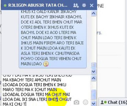 OQT L3SS r3ligion ABUS3 K3R RAH THA CHUD GYA BACHA CP K3RNY LGA (y) =)) ON VIDEO MAI RELIGON ABUSE DEKHLO TUM SAB HI OQAT IISKI -_-