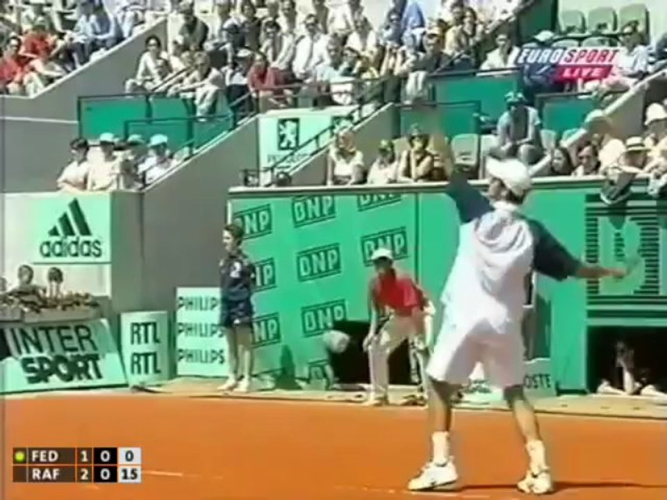Roland Garros 1999 - 1st Round - Patrick Rafter vs Roger Federer - Highlights