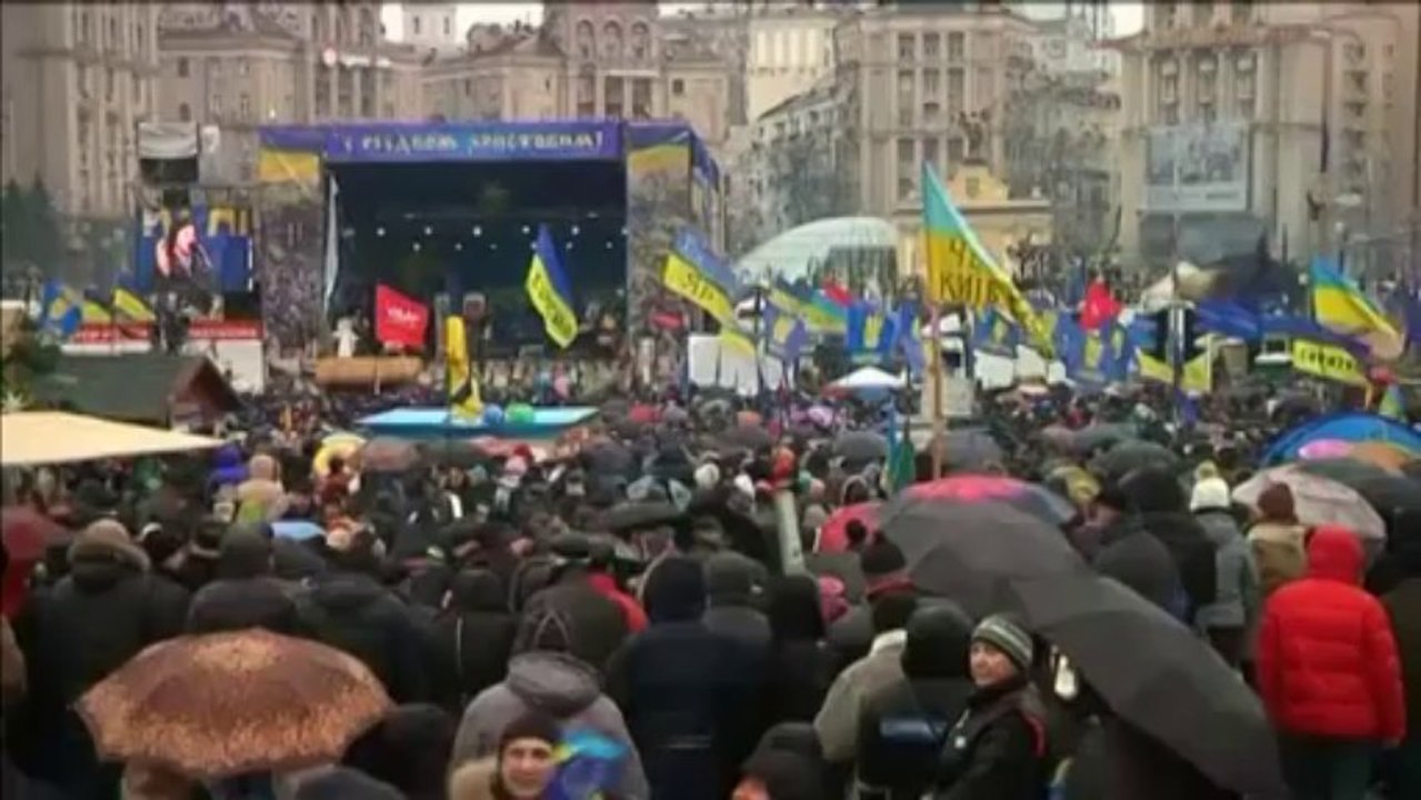 Ukraine : grande manifestation contre le président Ianoukovitch à Kiev