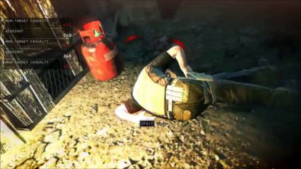 Hitman Absolution - Perfect time for a point shooting