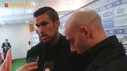 FLORENZI e STROOTMAN in mixed zone | ROMA-GENOA | 12.01.2014