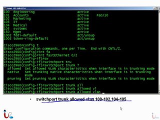 CCNP 642-813 Switch Lecture 4: Cisco VLANs and Trunks