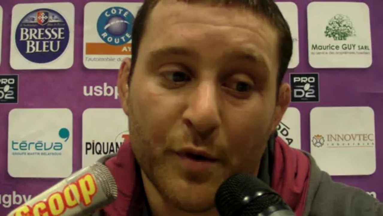 Rugby Pro D2 - Yann Resseguier réagit après USB - CSBJ
