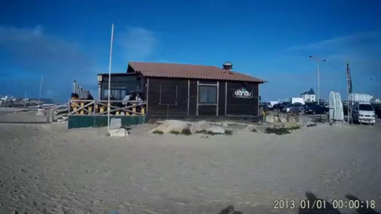 Sport cam SJ 1000 video spot de surf Baleal Portugal