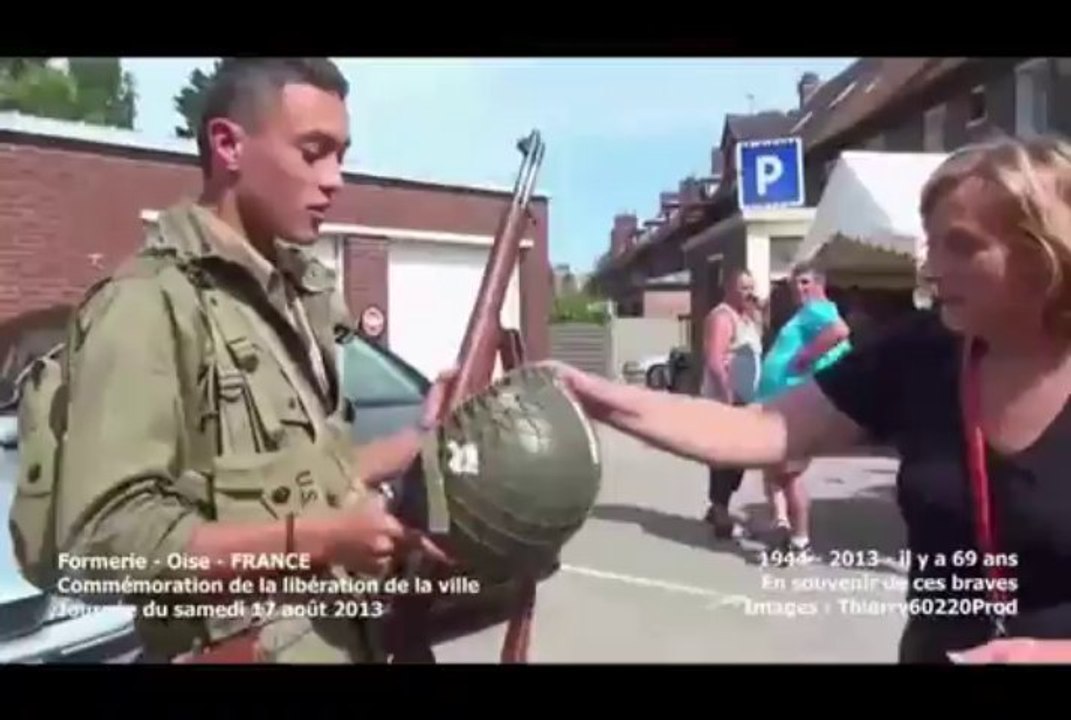 commemoration de la liberation de Formerie le 17 aout 2013 version courte partie 1 le defile a travers la ville