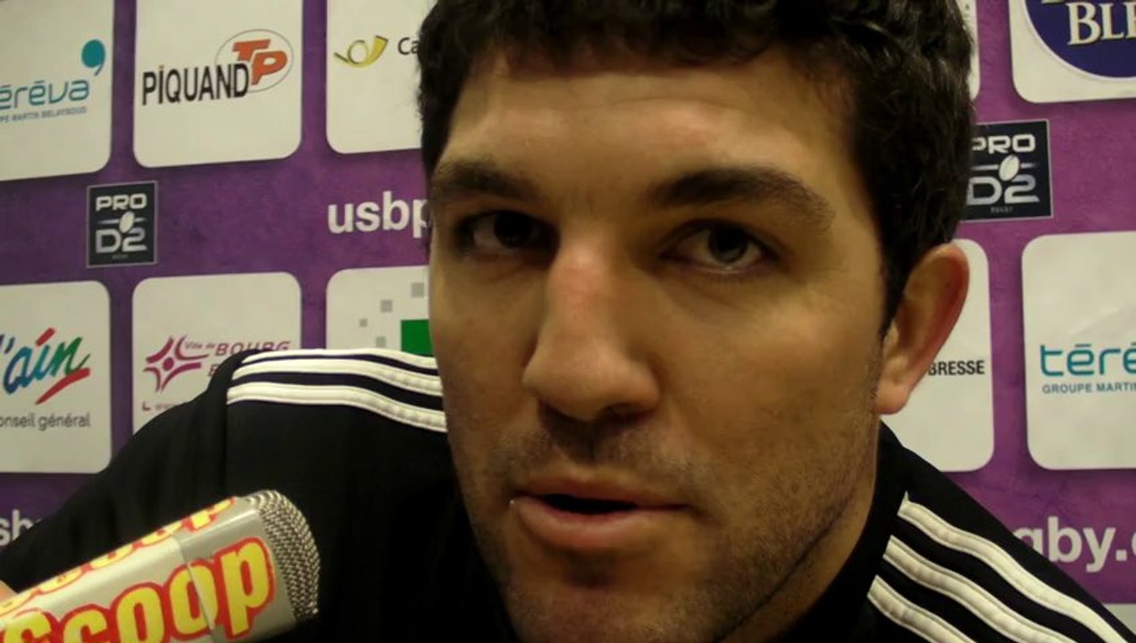 Rugby Pro D2 - Yoann Boulanger réagit après USB - CSBJ