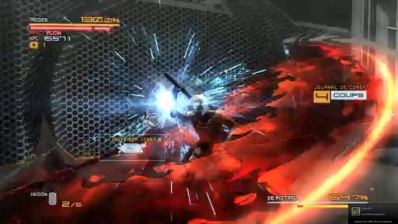 Metal Gear Rising: Revengeance - PC - Raiden vs Mistral v2 Gameplay
