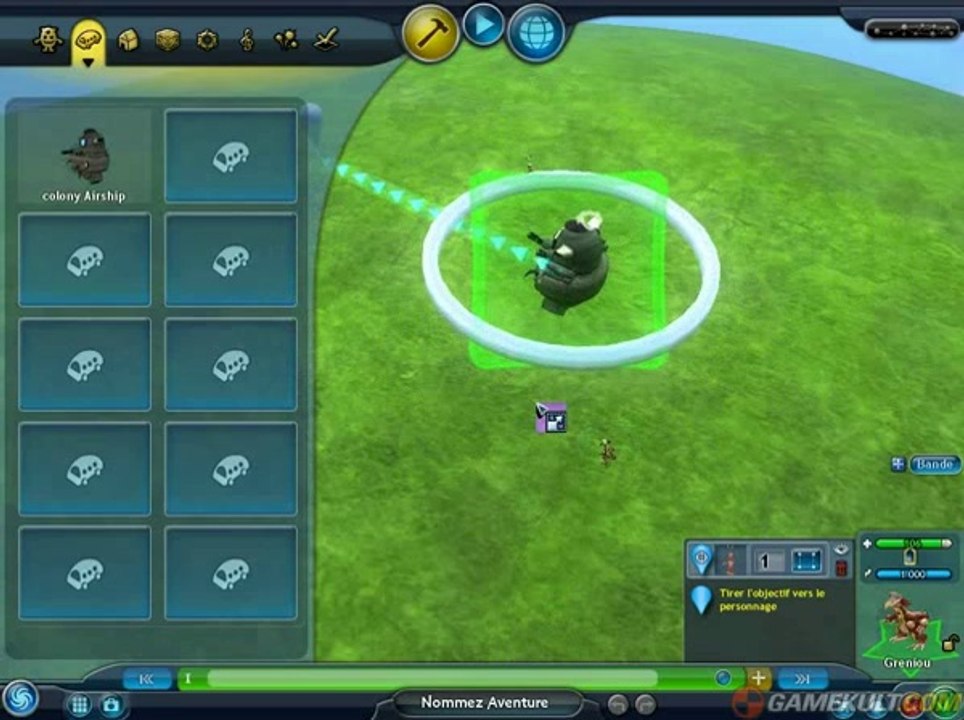 Spore : Aventures Galactiques - Création turbo de mission basique