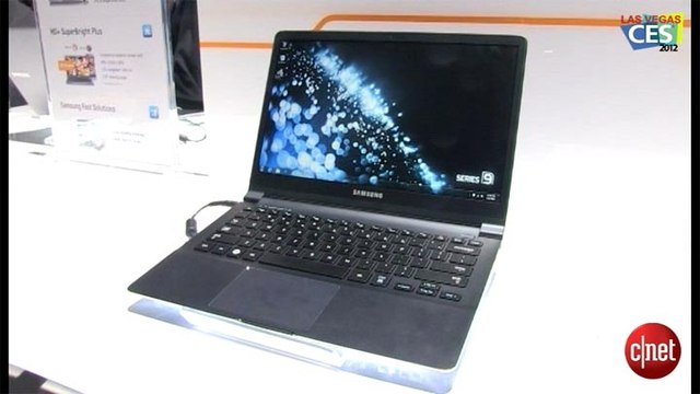 CES 2012 : ultrabooks Samsung Séries 9 en vidéo
