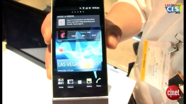 CES 2012: Sony Xperia S, la prise en main en vidéo