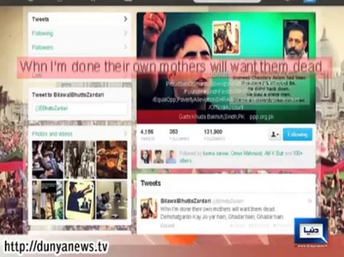 PPP chief often makes headlines with his outspoken tweets