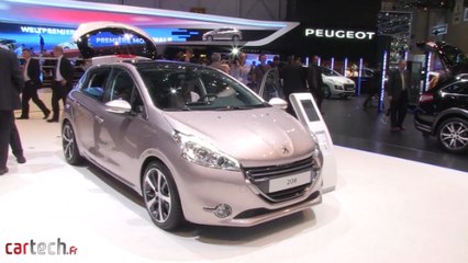 Salon de Genève 2012 : la Peugeot 208 et 208 GTI Concept en vidéo