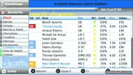 Football Manager Portable 2008 - Sannois contre Auxerre