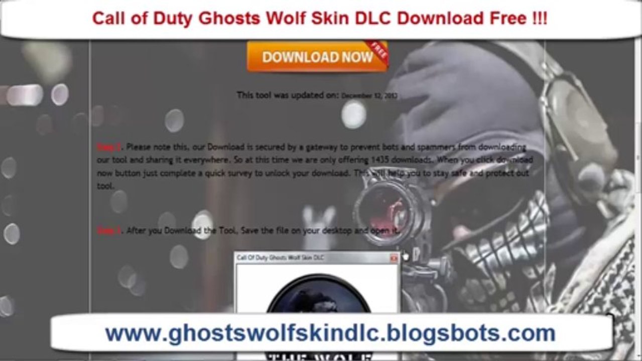 call , of , duty , ghosts , wolf , skin , dlc , free