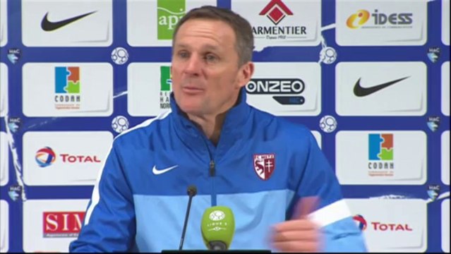Conférence de presse Havre AC - FC Metz (2-2) : Erick MOMBAERTS (HAC) - Albert CARTIER (FCM) - 2013/2014