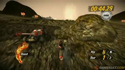 MotorStorm Pacific Rift - Le feu ça brûle