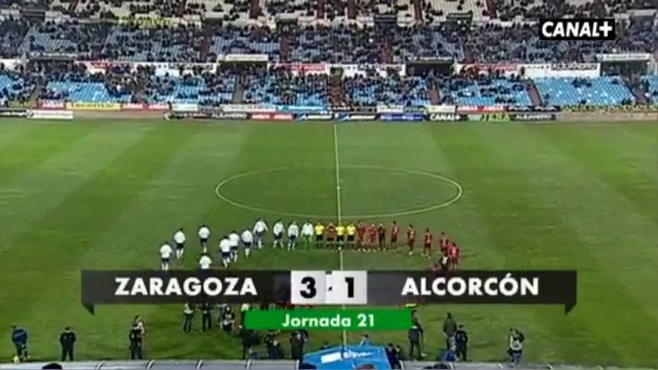Liga Adelante Zaragoza  3 Alcorcón 1