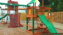 Gorilla Playsets Chateau II Deluxe Swing Set from Arizona Playsets