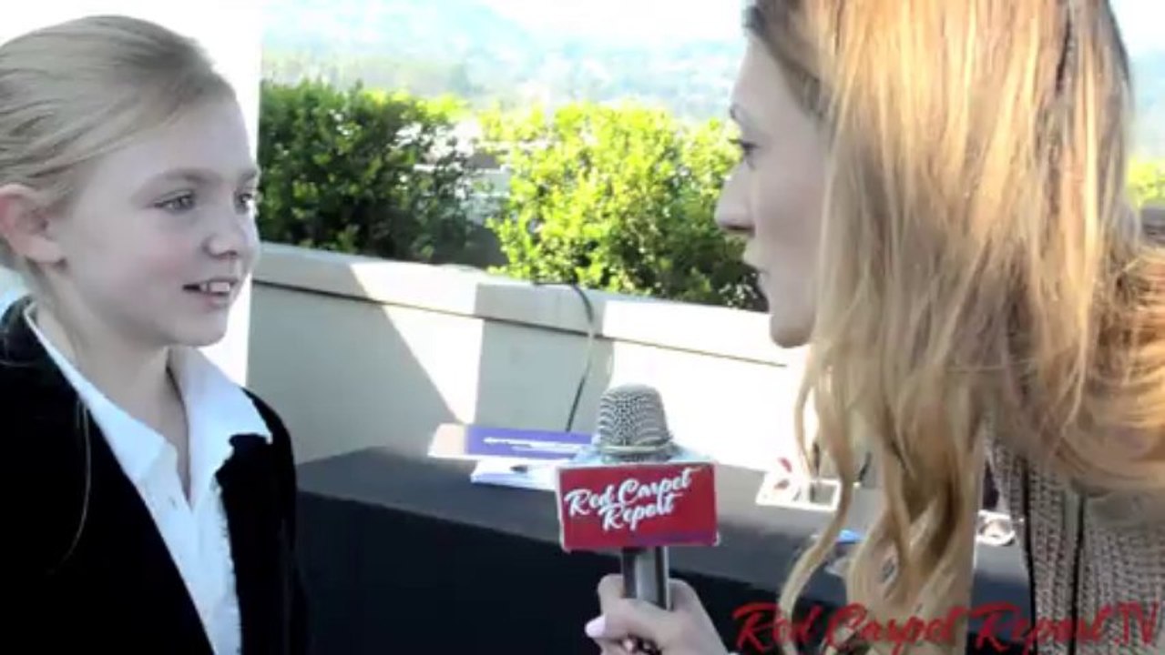 Elsie Fisher from "Despicable Me 2" at the GBK Pre #GoldenGlobes Luxury Gift Lounge @ElsiesAdventure