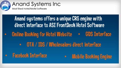 Central Reservation System OF ASI