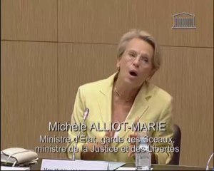 Audition de Mme Michèle Alliot-Marie, ministre de la Justice - Mercredi 1 Septembre 2010
