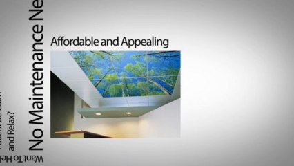 Dental Office Ceiling Mural in Detroit Michigan