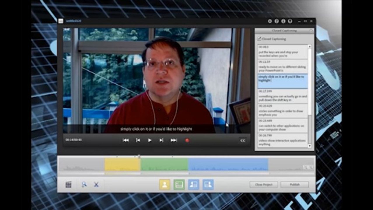 Presenter video capture software