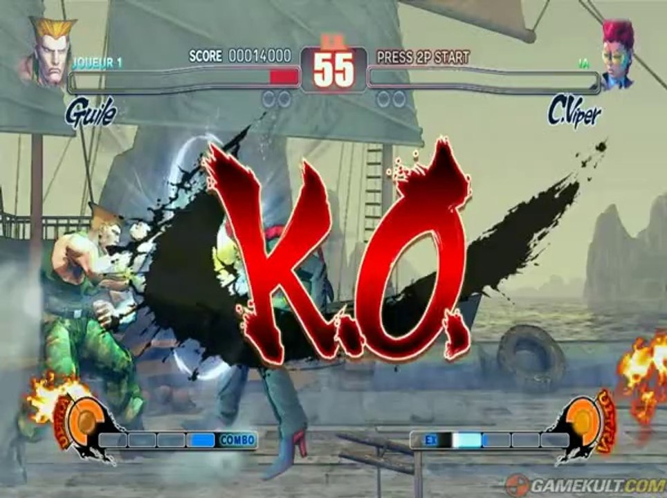 Street Fighter IV - Guile Vs Viper (Poster)