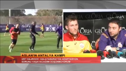 FUTBOL  Basın Toplantısı Izet Hajrovic ve Claudio Taffarel