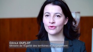Cécile Duflot à Conflans-en-Jarnisy - 6 janvier 2014