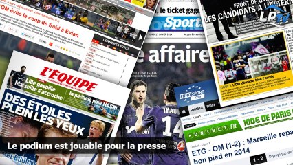 Le podium est jouable pour la presse