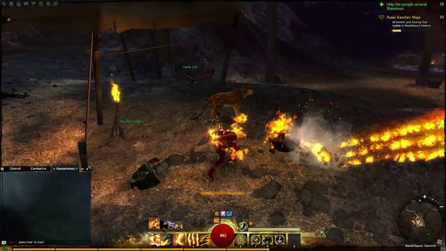Guild Wars 2 - PvE - Mettre le feu à la cave