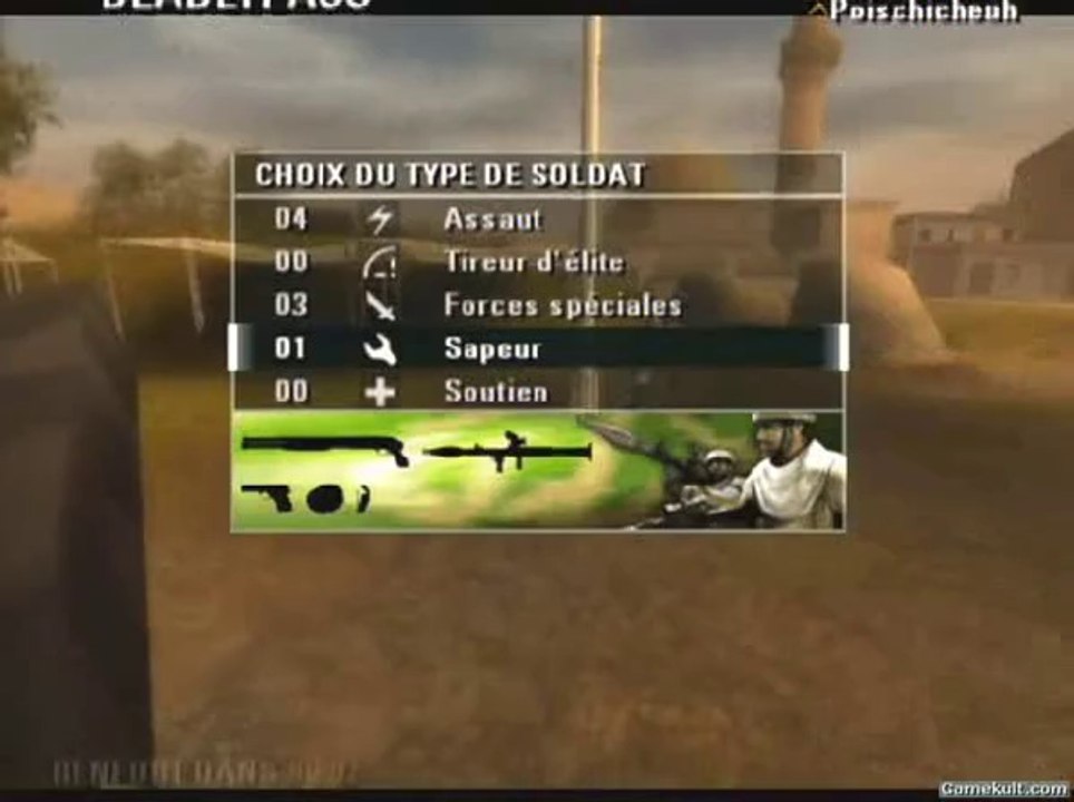 Battlefield 2 : Modern Combat - Un tank en déroute